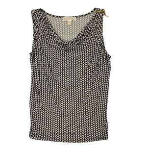 Michael Michael Kors Sleeveless Low Cut Cowl Neck Top Small